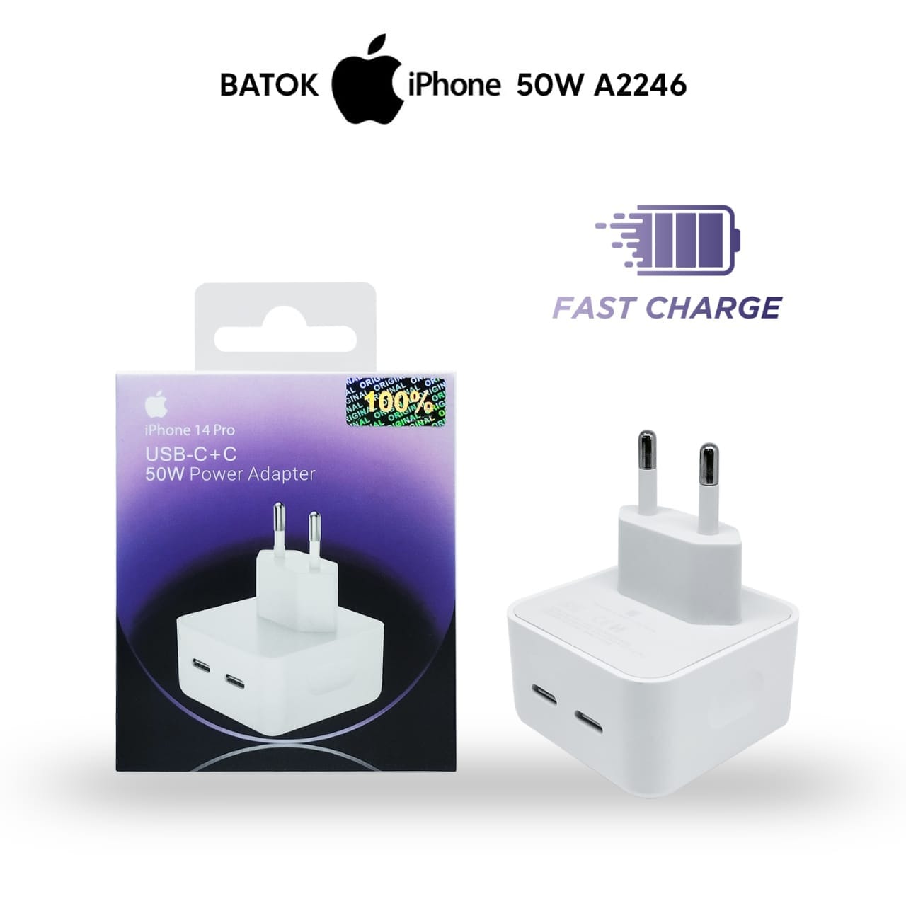 PP IMPORT BATOK 99 A2246 IPHONE 50W