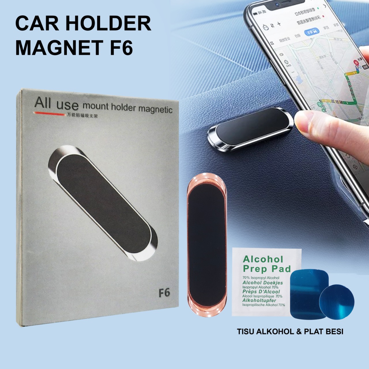 PP CAR HOLDER MAGNET F6