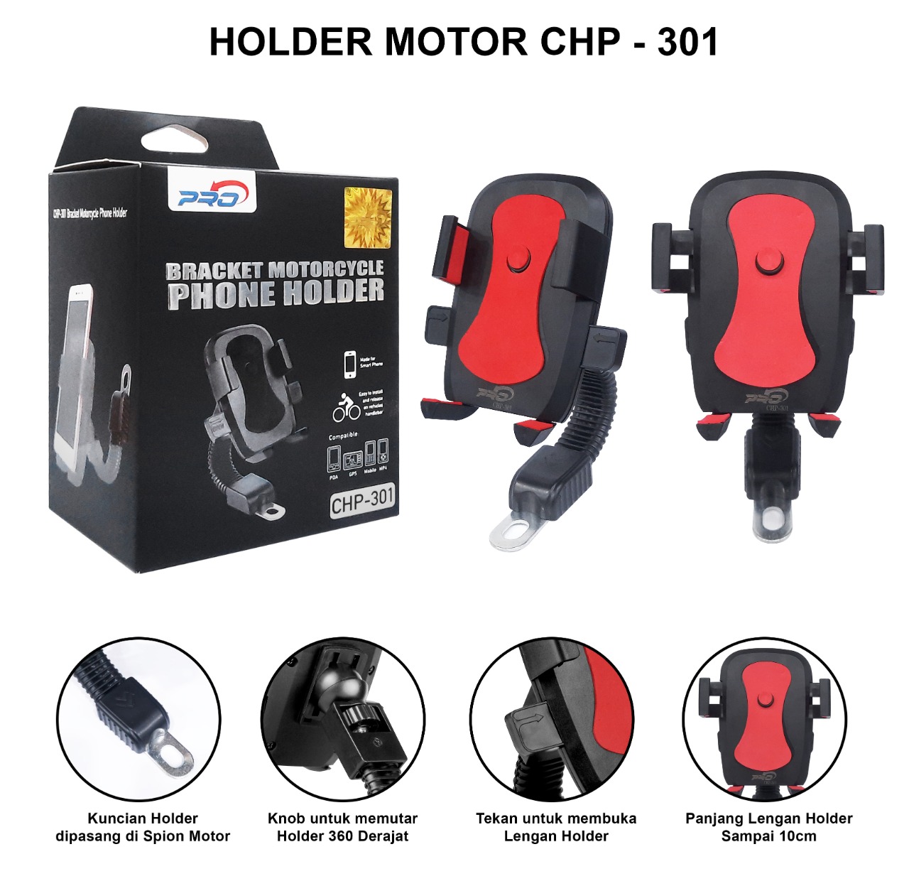 CAR HOLDER PRO CHP-301