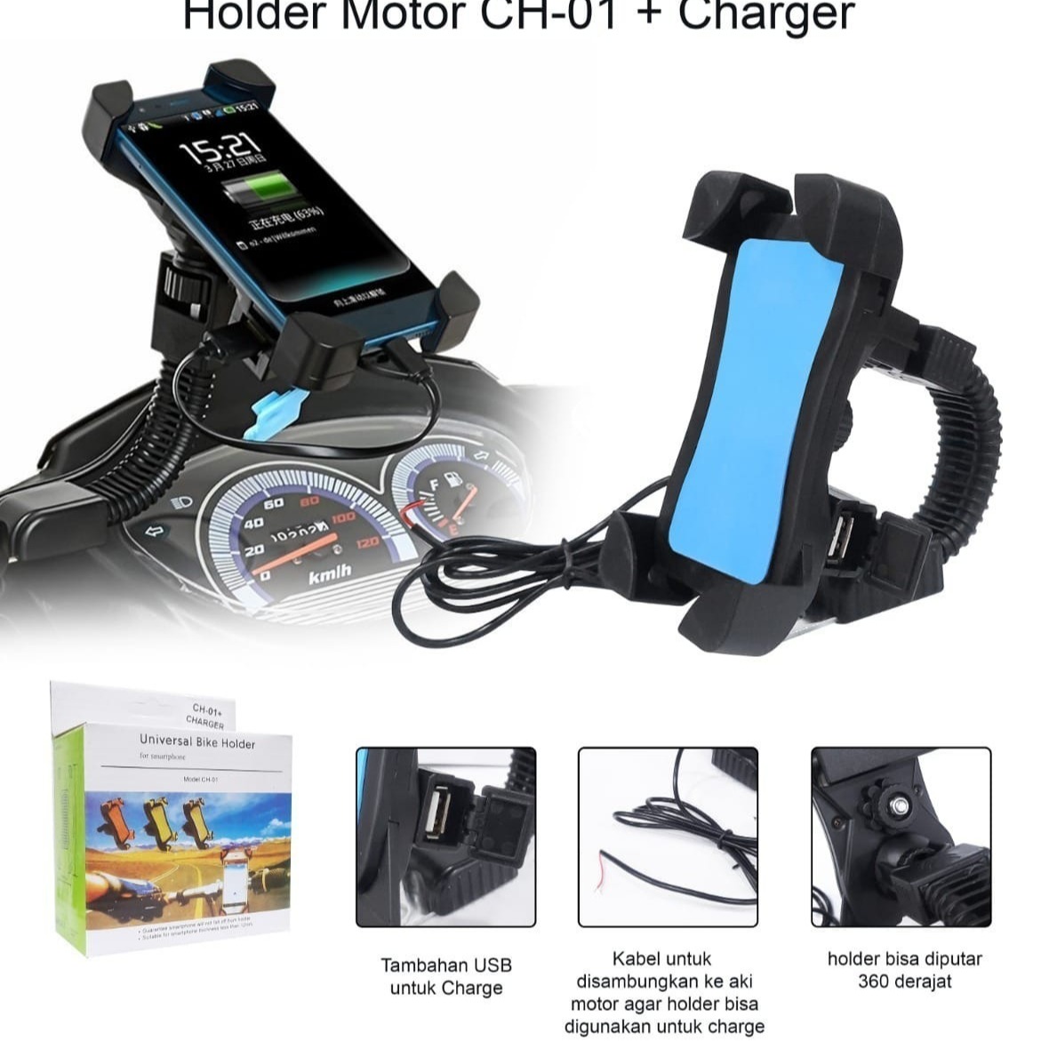 HOLDER CH-01+CHARGER