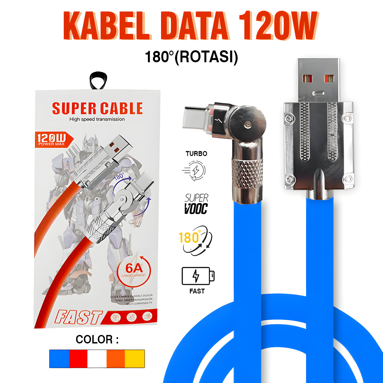 PP IMPORT KD FASHION 120W ROTATING TYPE-C