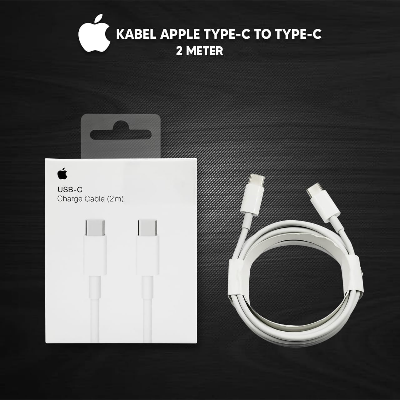 PP IMPORT KD SQ APPLE C TO C 2METER